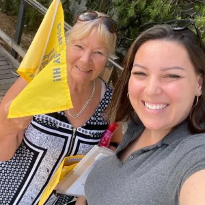 Happy portrait of Alice and Ally