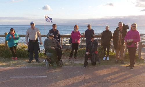 Friends at the beach