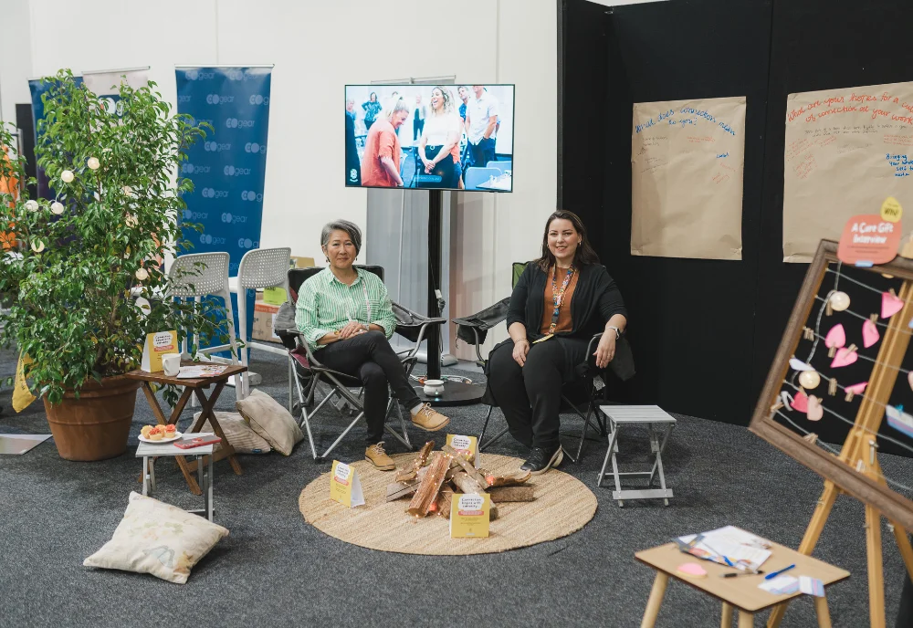 Welcome mat for story telling